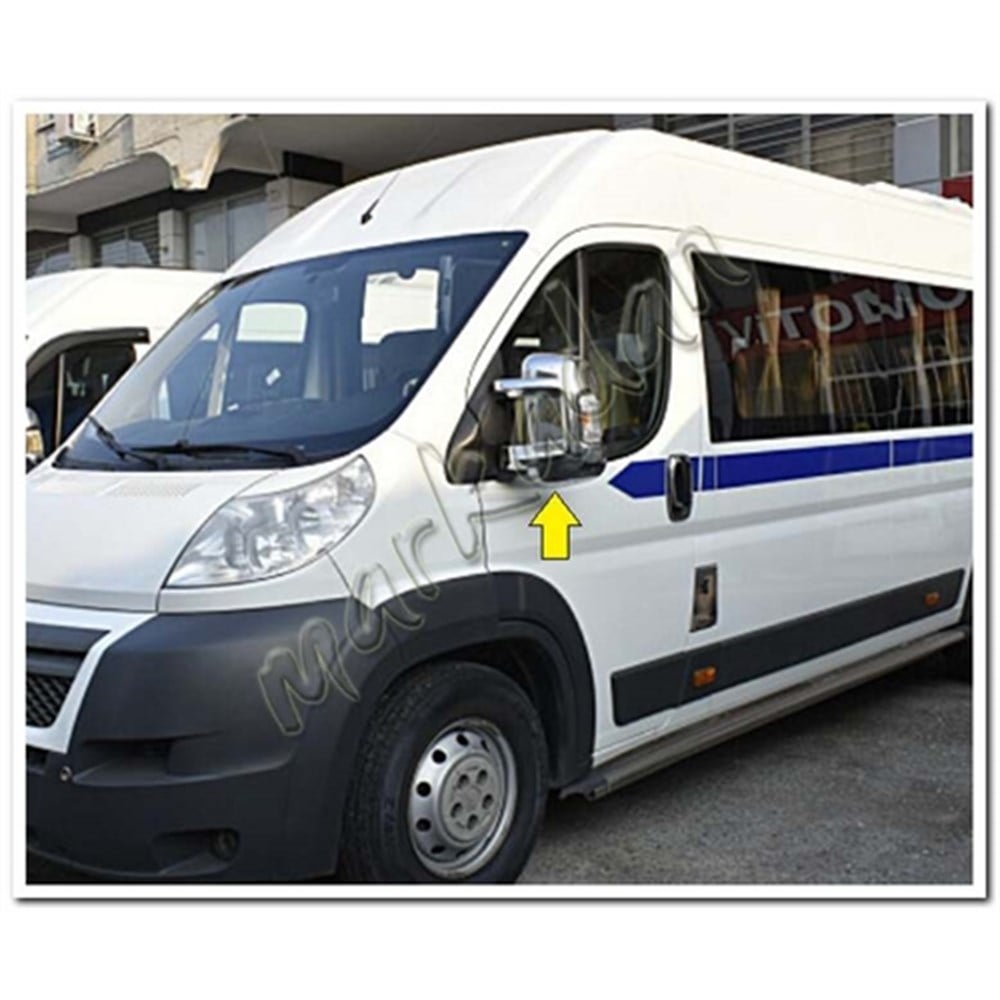 DB Chrome Citroen Jumper Krom Ayna Kapağı 2006 Sonrası 2 Parça Abs Krom