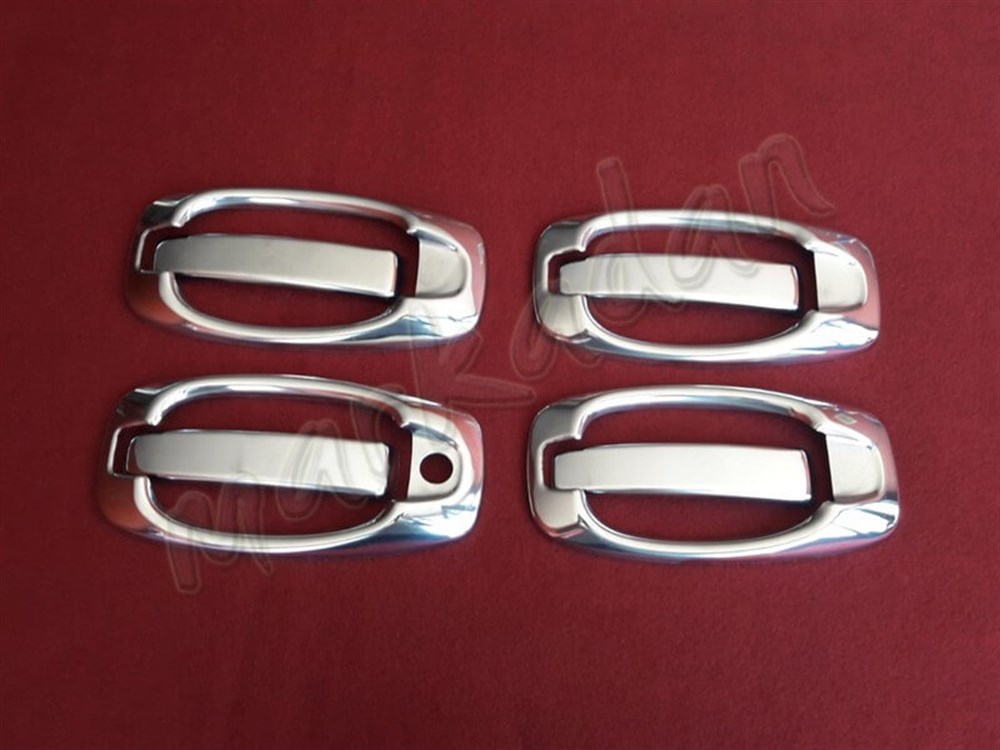 DB Chrome Fiat Doblo Kapı Kolu Nikelajı 2010 Sonrası 4 Kapı 8 Parça P.Çelik