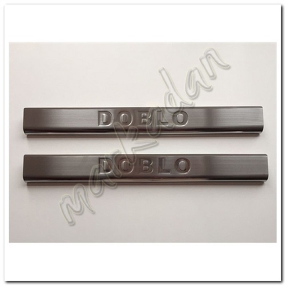 DB Chrome Fiat Doblo Krom Kapı Eşiği 2000-2012 2 Parça P.Çelik