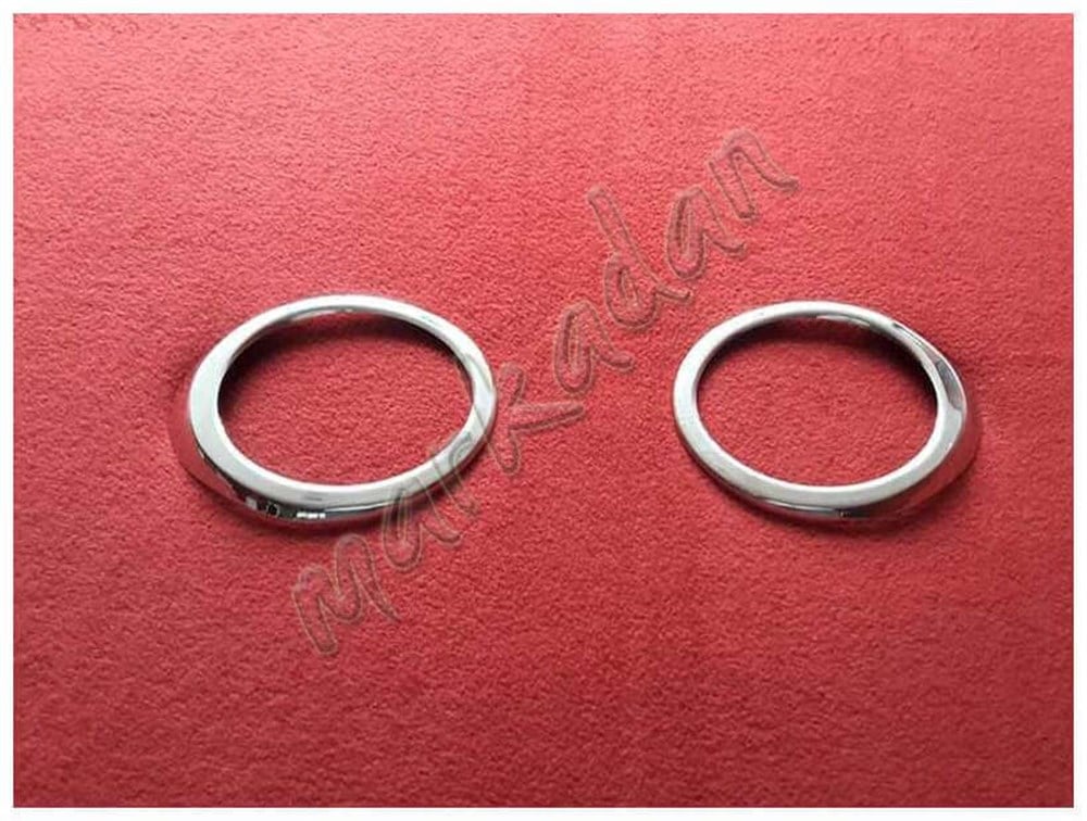 DB Chrome Fiat Doblo Sis Farı Çerçeve Nikelajı 2006-2009 2 Parça P.Çelik
