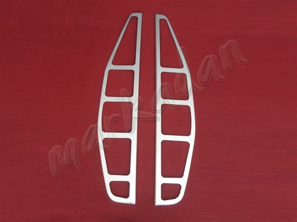 DB Chrome Fiat Doblo Stop Çerçeve Nikelajı 2000-2006 2 Parça P.Çelik