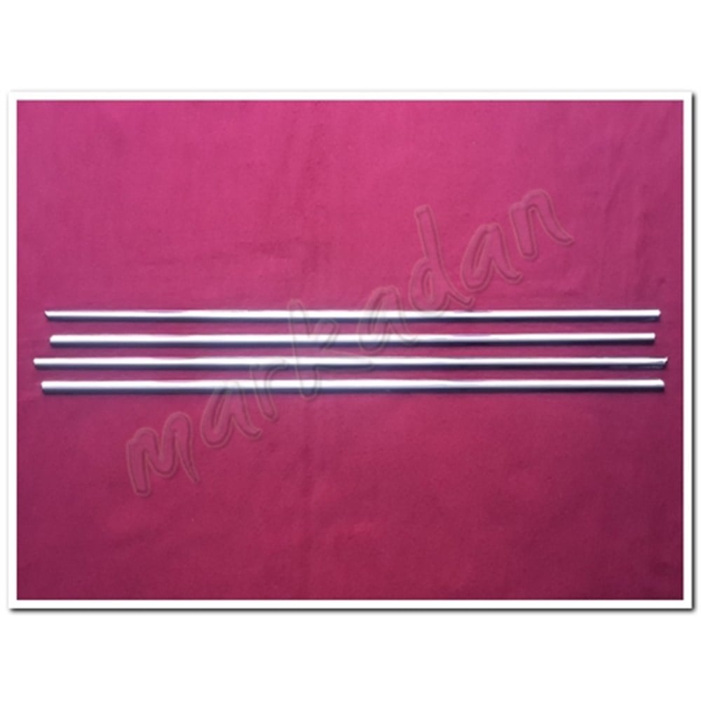 DB Chrome Hyundai i20 Cam Çıtası Nikelajı 2018-2020 4 Parça P.Çelik