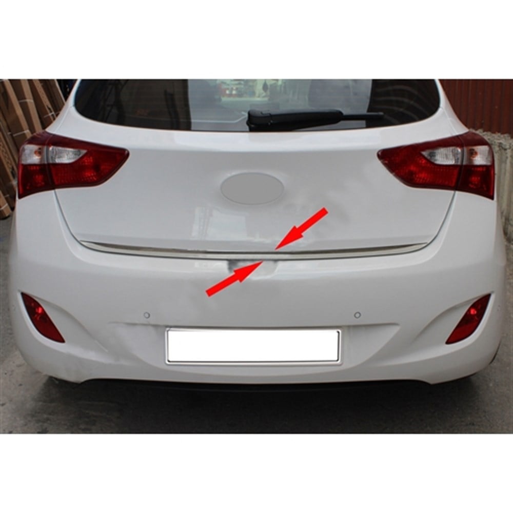 DB Chrome Hyundai i30 Krom Bagaj Alt Çıta 2012-2017 P.Çelik