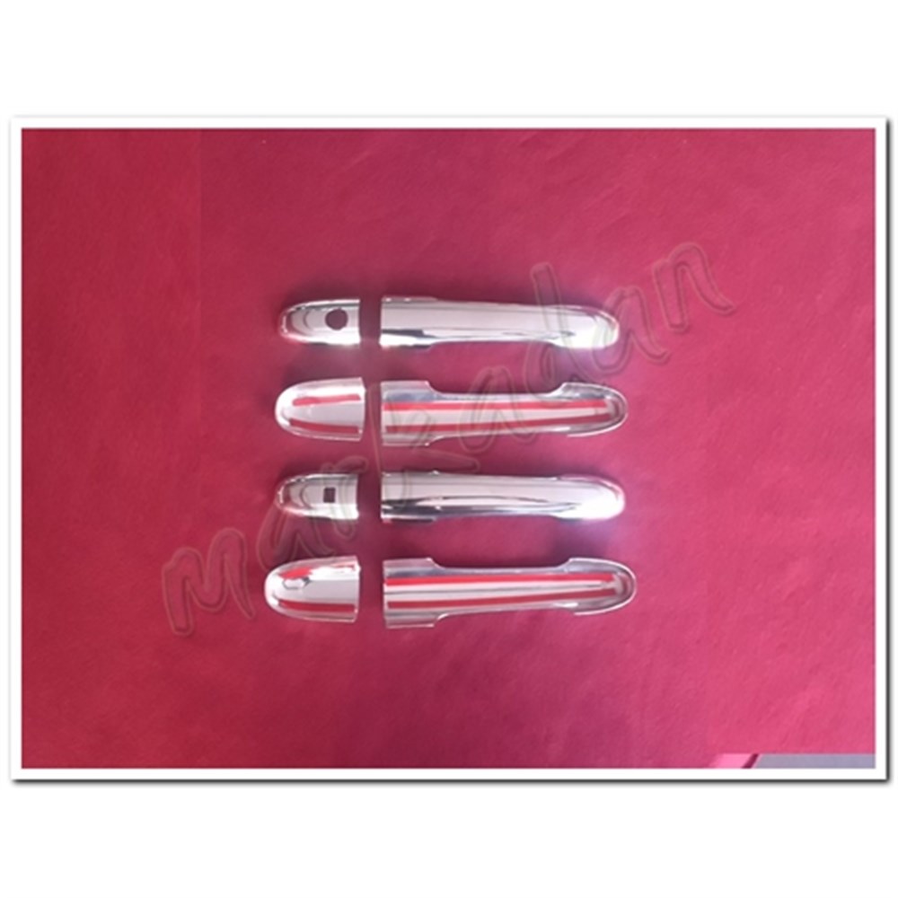 DB Chrome Mercedes Viano Sensörlü Kapı Kolu Nikelajı 2004-2014 4 Kapı Paslanmaz Çelik