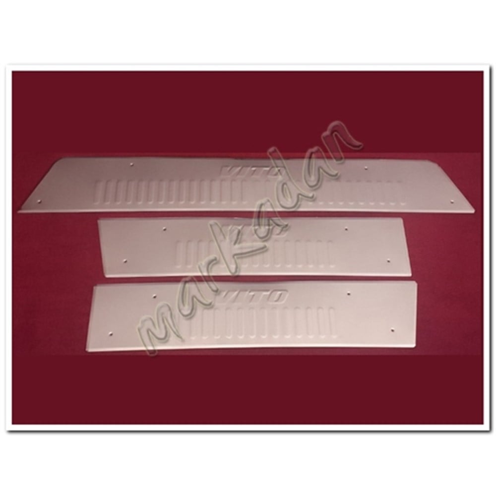 DB Chrome Mercedes Vito Krom Kapı Eşiği 2014 Sonrası 3 Parça P.Çelik