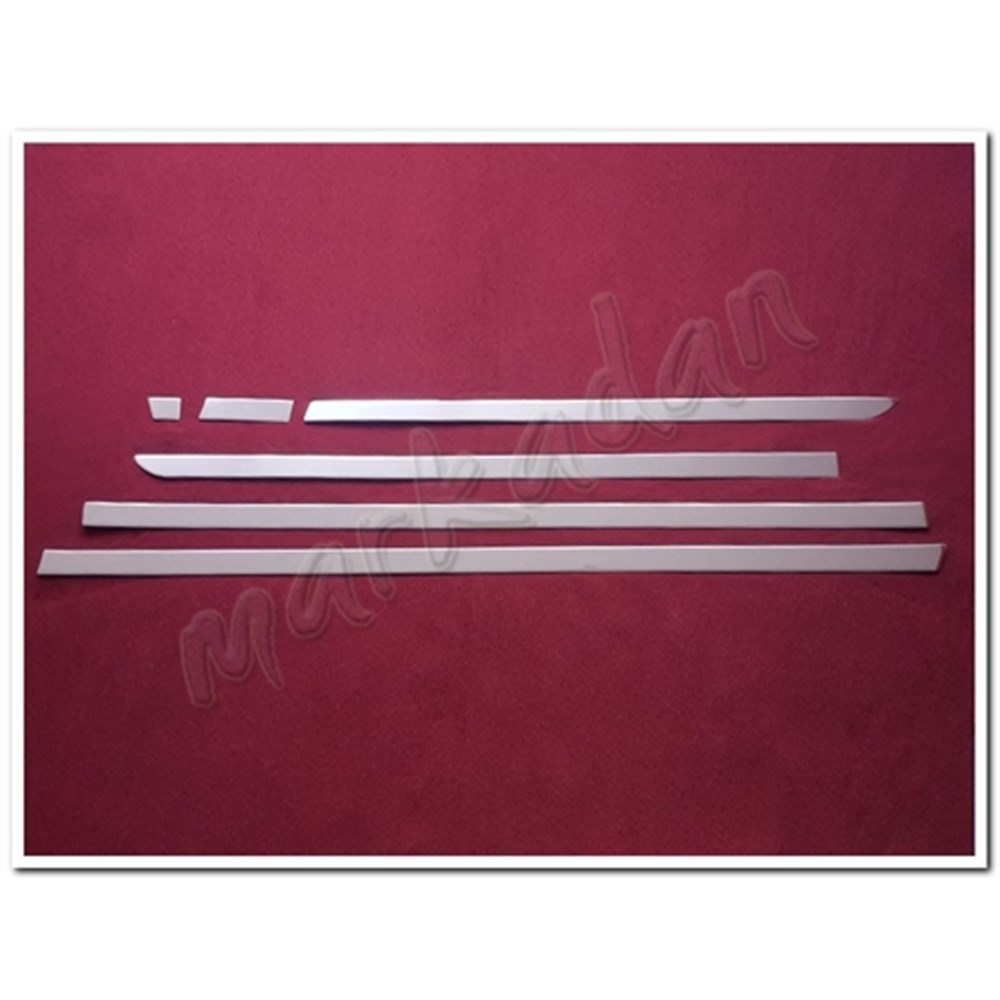 DB Chrome Mercedes Vito W447 Kısa Şase Yan Kapı Çıtası Nikelajı 2014 Sonrası 6 Parça P.Çelik