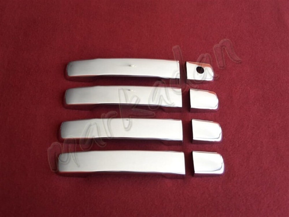 DB Chrome Nissan Navara Kapı Kolu Nikelajı Tek Delikli 2010-2015 4 Kapı P.Çelik