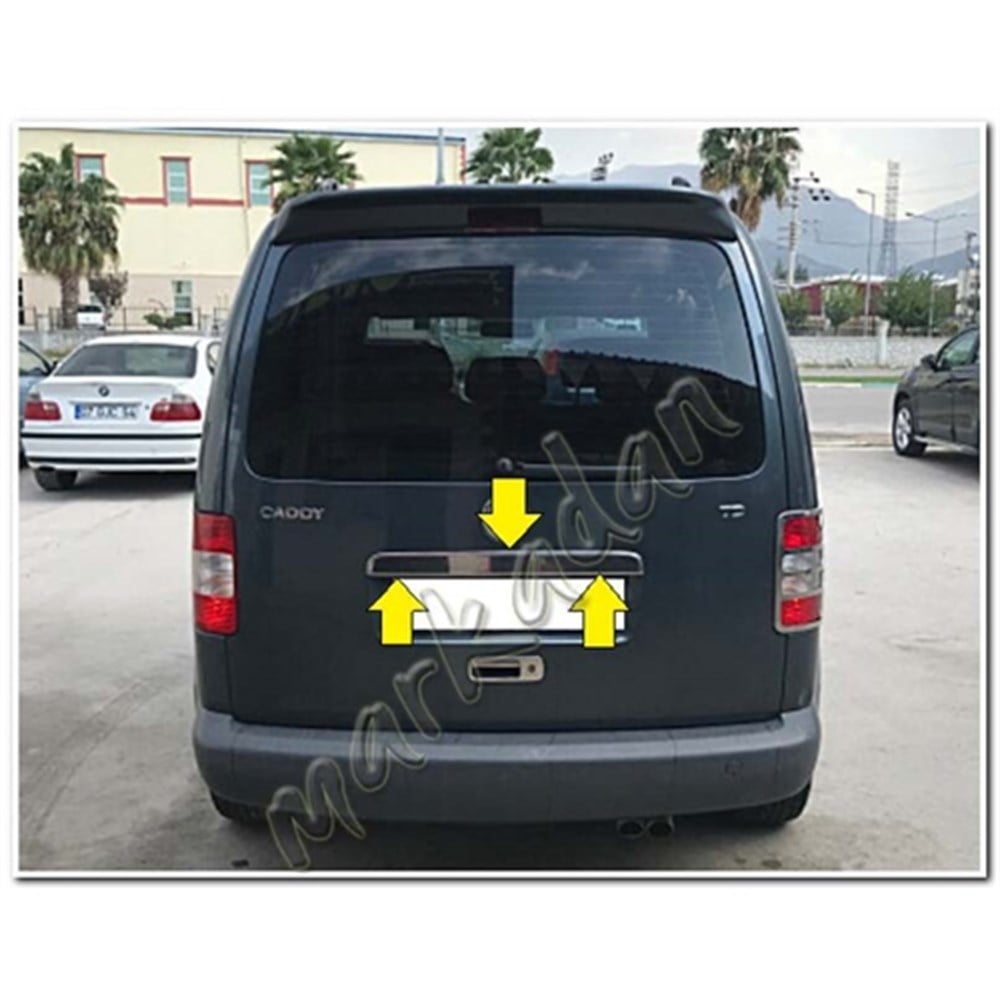 DB Chrome VW Caddy Krom Bagaj Çıtası 2004-2010 Tek Kapı P.Çelik