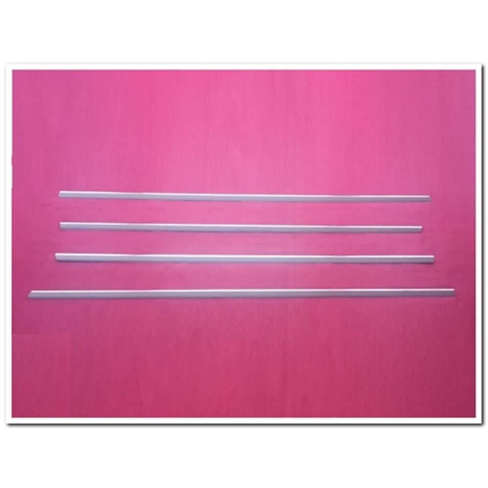 DB Chrome VW T-Roc Cam Çıtası Nikelajı 2017-2022 4 Parça P.Çelik