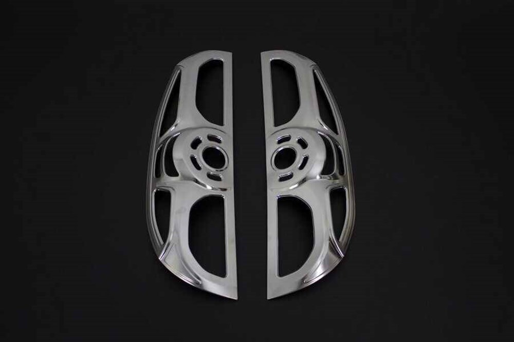 Fiat Doblo 2 Saten Krom Stop Çerçevesi 2 Parça Abs 2010-2014 Arası