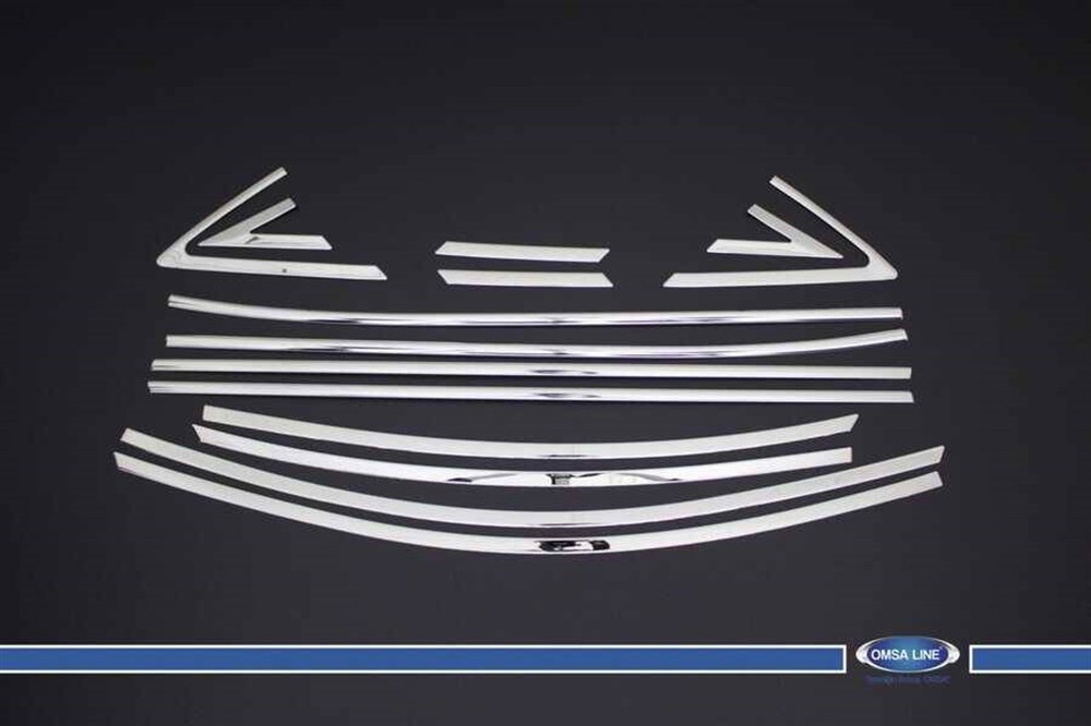 Hyundai Accent Blue Krom Cam Çerçevesi 14 Parça 2011 ve Sonrası