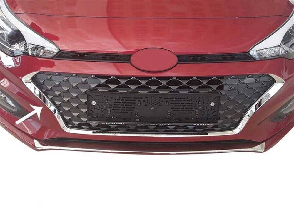 Hyundai İ20 Krom Ön Panjur Çerçevesi 3 Parça 2018-2020 Arası