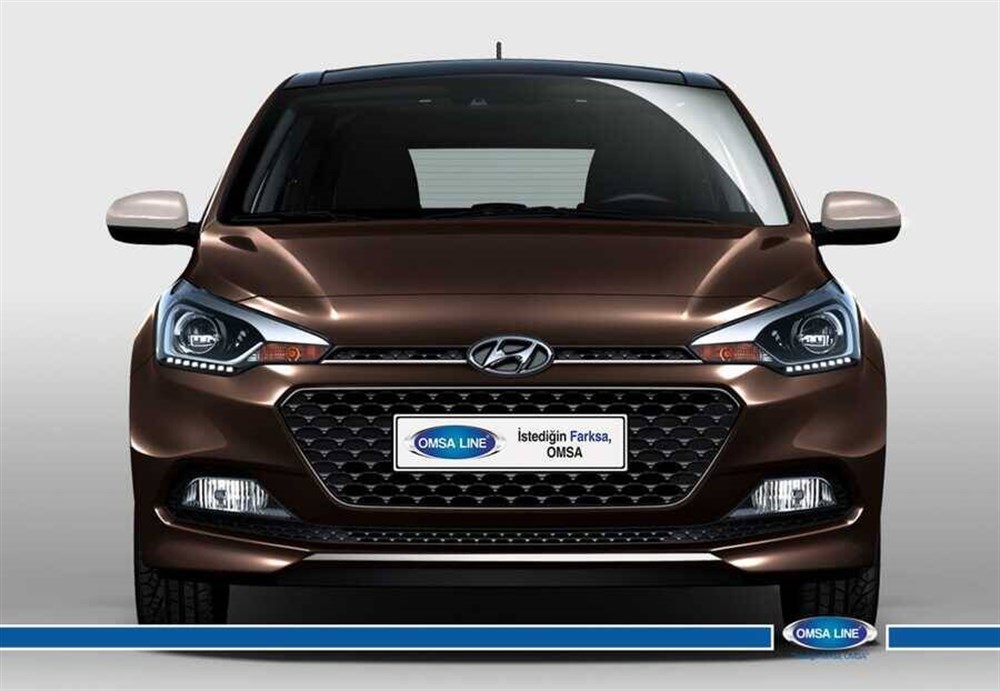 Hyundai i20 Krom Ön Tampon Çıtası 2014 ve Sonrası