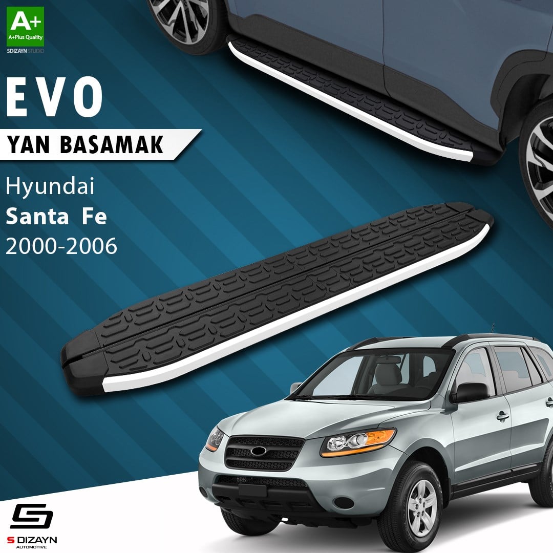 Hyundai Santa Fe Evo Aluminyum Yan Basamak 163 Cm 2000-2006