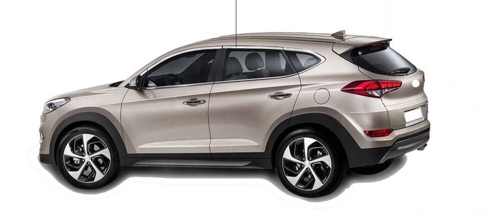 Hyundai Tucson Krom Cam Çerçevesi 14 Parça 2015 ve Sonrası