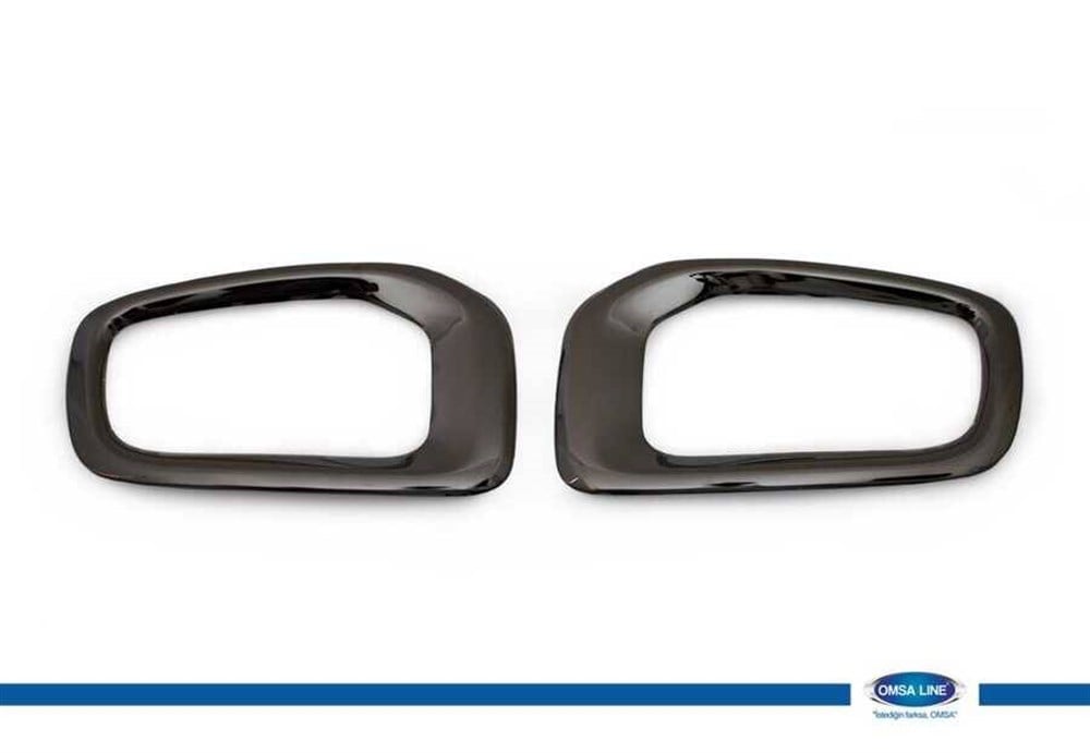 Jeep Renegade Siyah Krom Sis Farı Çerçevesi 2 Parça 2014-2018 Arası