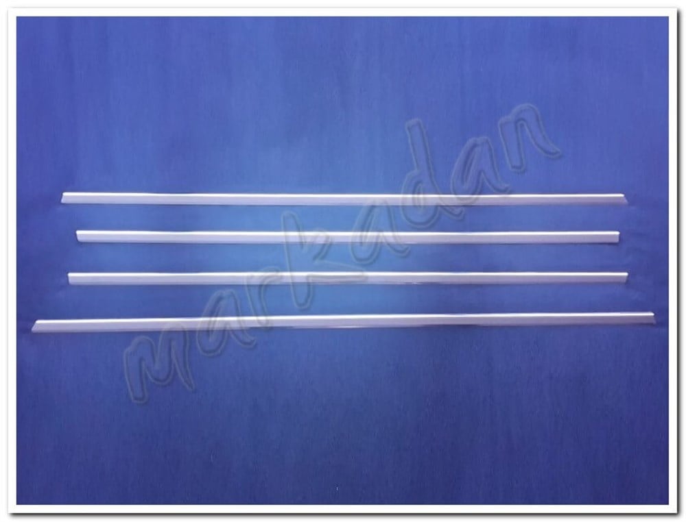 Markadan Bmw 1 E87 Cam Çıtası 2004-2011 4 Parça Paslanmaz Çelik