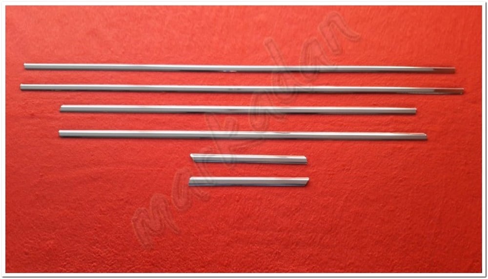 Markadan Bmw X5 Krom Cam Çıtası 2006-2013 6 Parça Paslanmaz Çelik