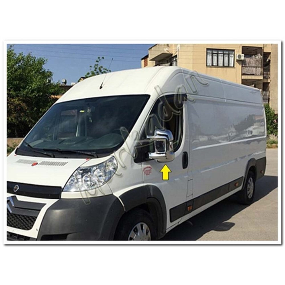Markadan Citroen Jumper Krom Ayna Kapağı 2006 Sonrası 2 Parça Abs Krom