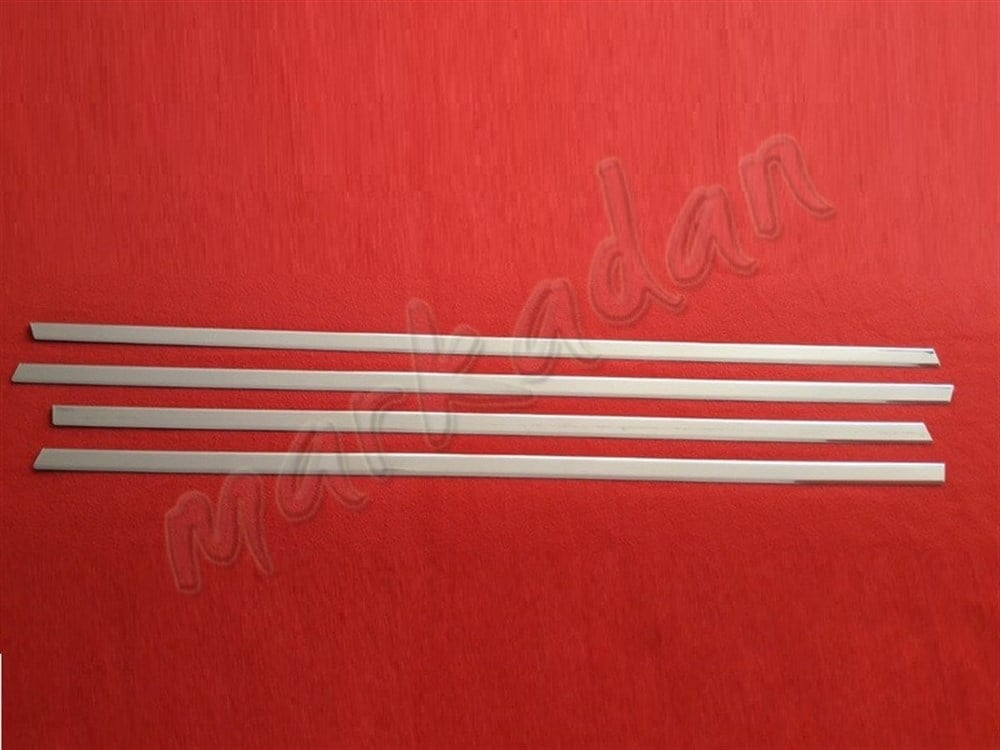 Markadan Fiat Egea Cross Cam Çıtası 2021 Sonrası 4 Parça Paslanmaz Çelik