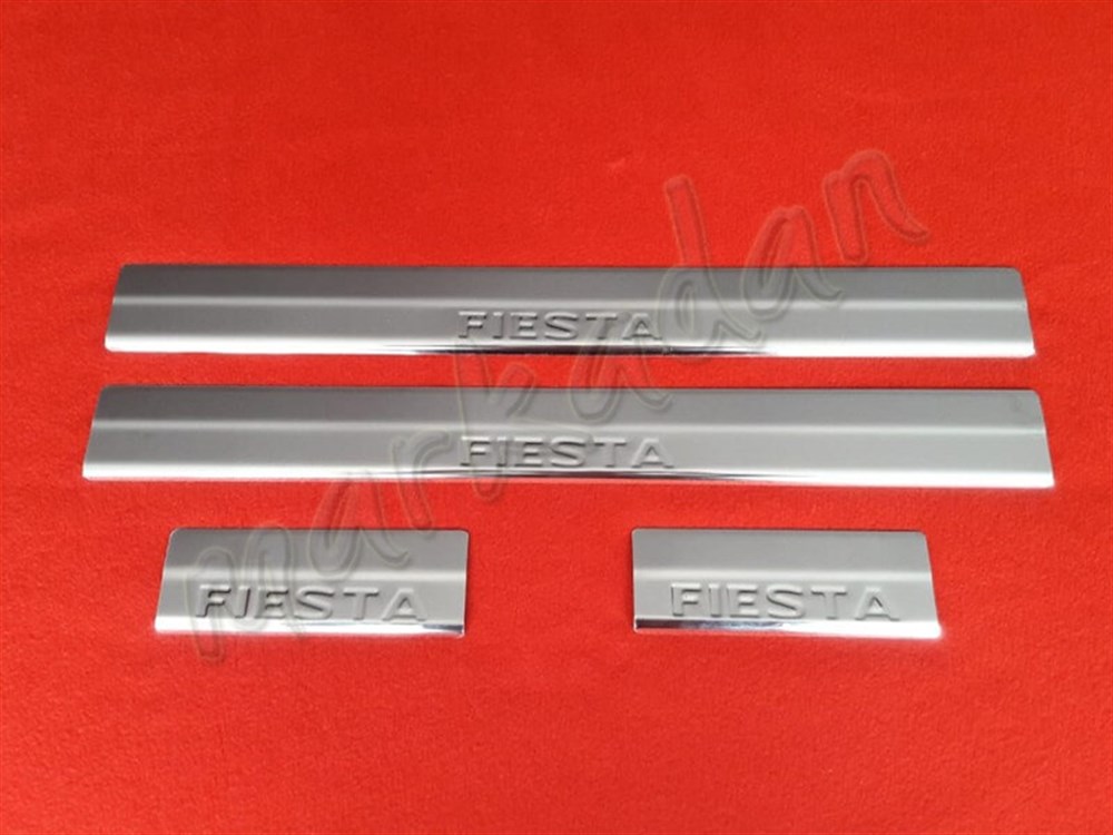 Markadan Ford Fiesta Kapı Eşiği 2009-2017 4 Parça Paslanmaz Çelik