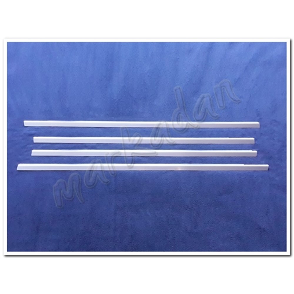 Markadan Ford Focus HB Krom Cam Çıtası 1998-2005 4 Parça Paslanmaz Çelik