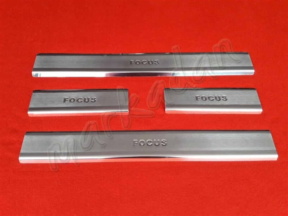 Markadan Ford Focus Kapı Eşiği 1998-2005 4 Parça Paslanmaz Çelik