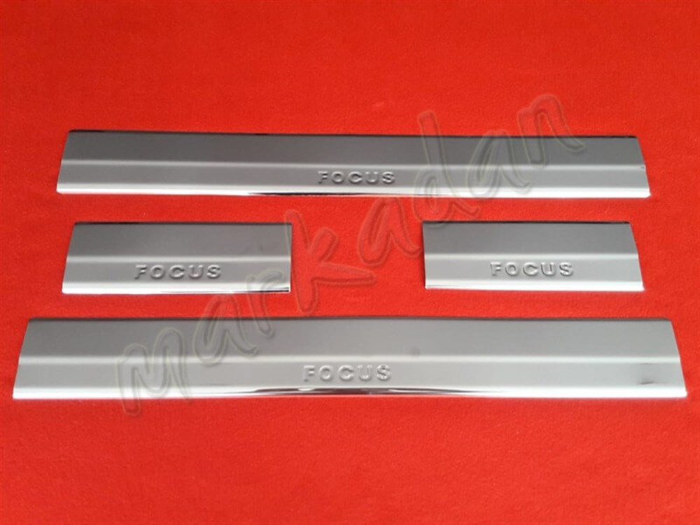 Markadan Ford Focus Kapı Eşiği 2005-2011 4 Parça Paslanmaz Çelik