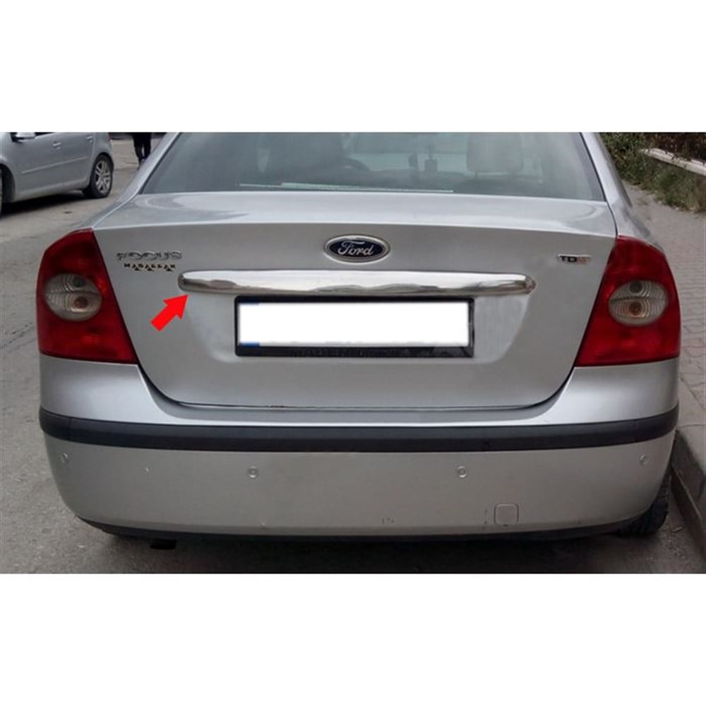Markadan Ford Focus Sedan Krom Bagaj Çıtası 2005-2011 Paslanmaz Çelik
