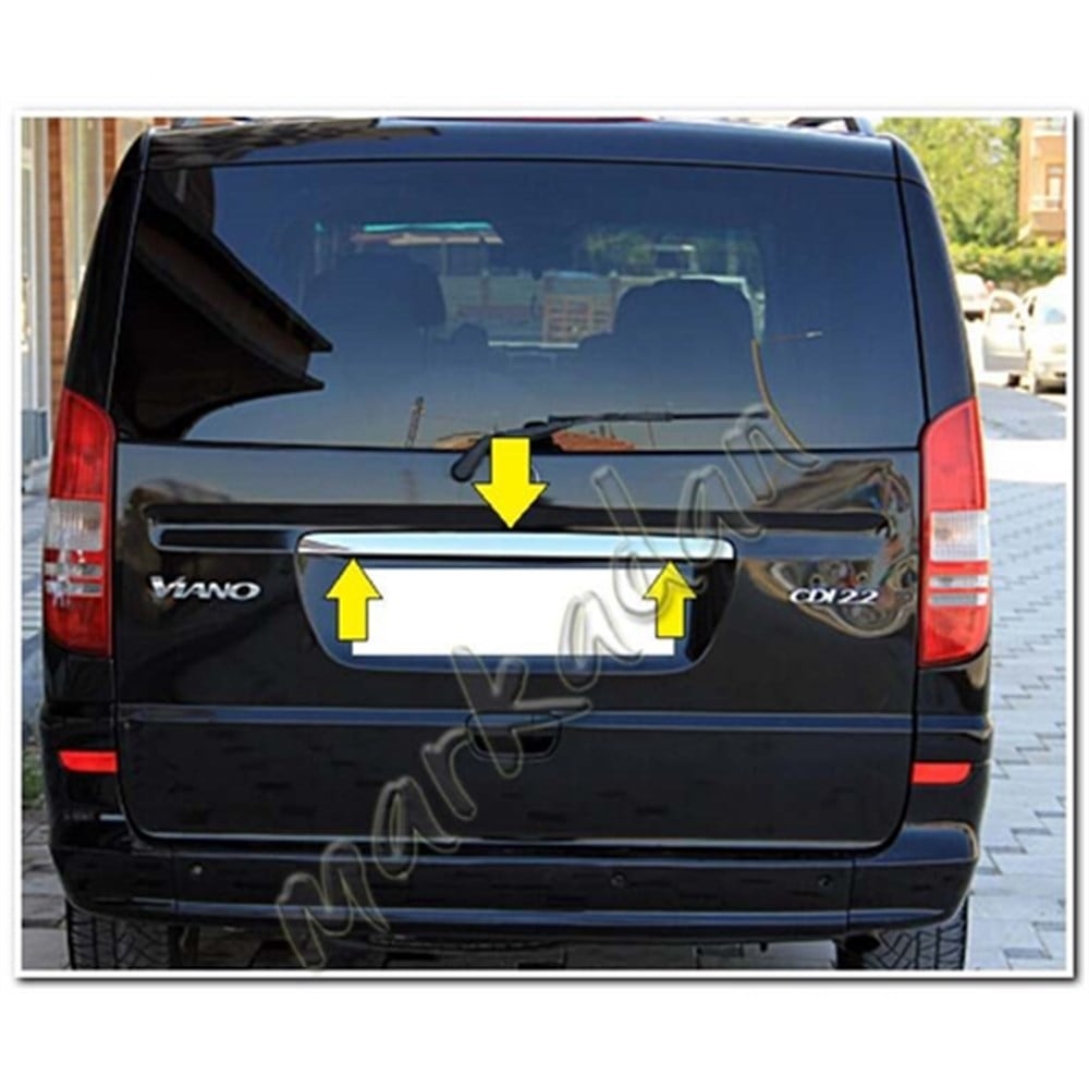 Markadan Mercedes Viano Krom Bagaj Çıtası 2004-2014 Paslanmaz Çelik