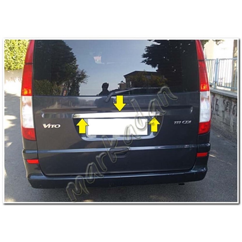 Markadan Mercedes Vito Krom Bagaj Çıtası 2004-2014 Paslanmaz Çelik