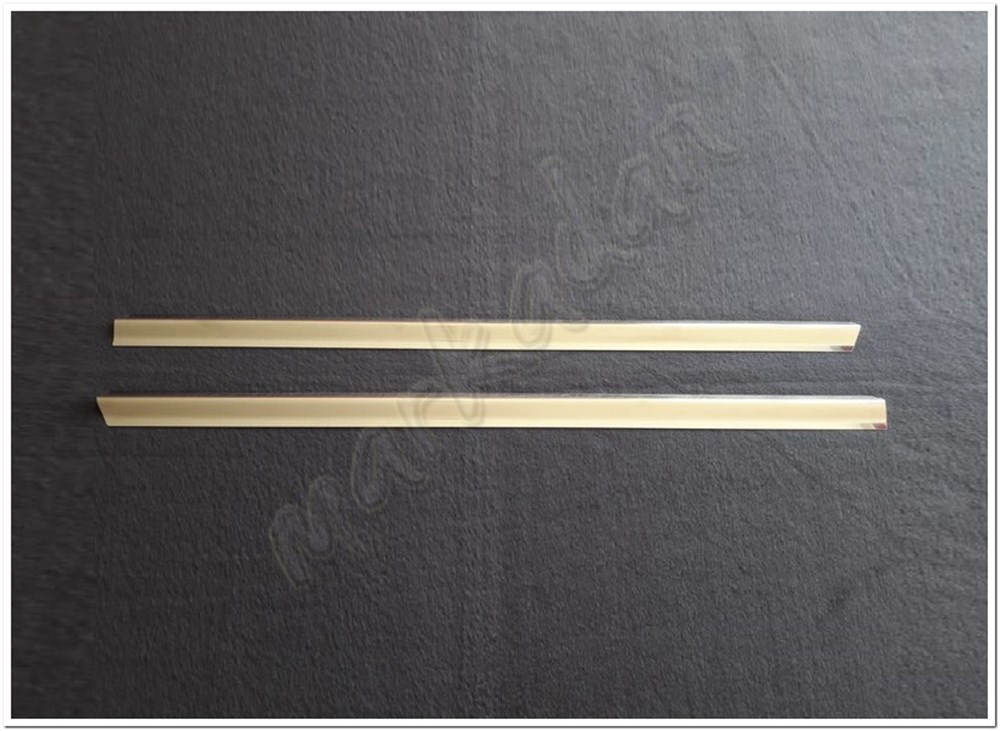 Markadan Mercedes Vito Krom Cam Çıtası 1996-2003 2 Parça Paslanmaz Çelik