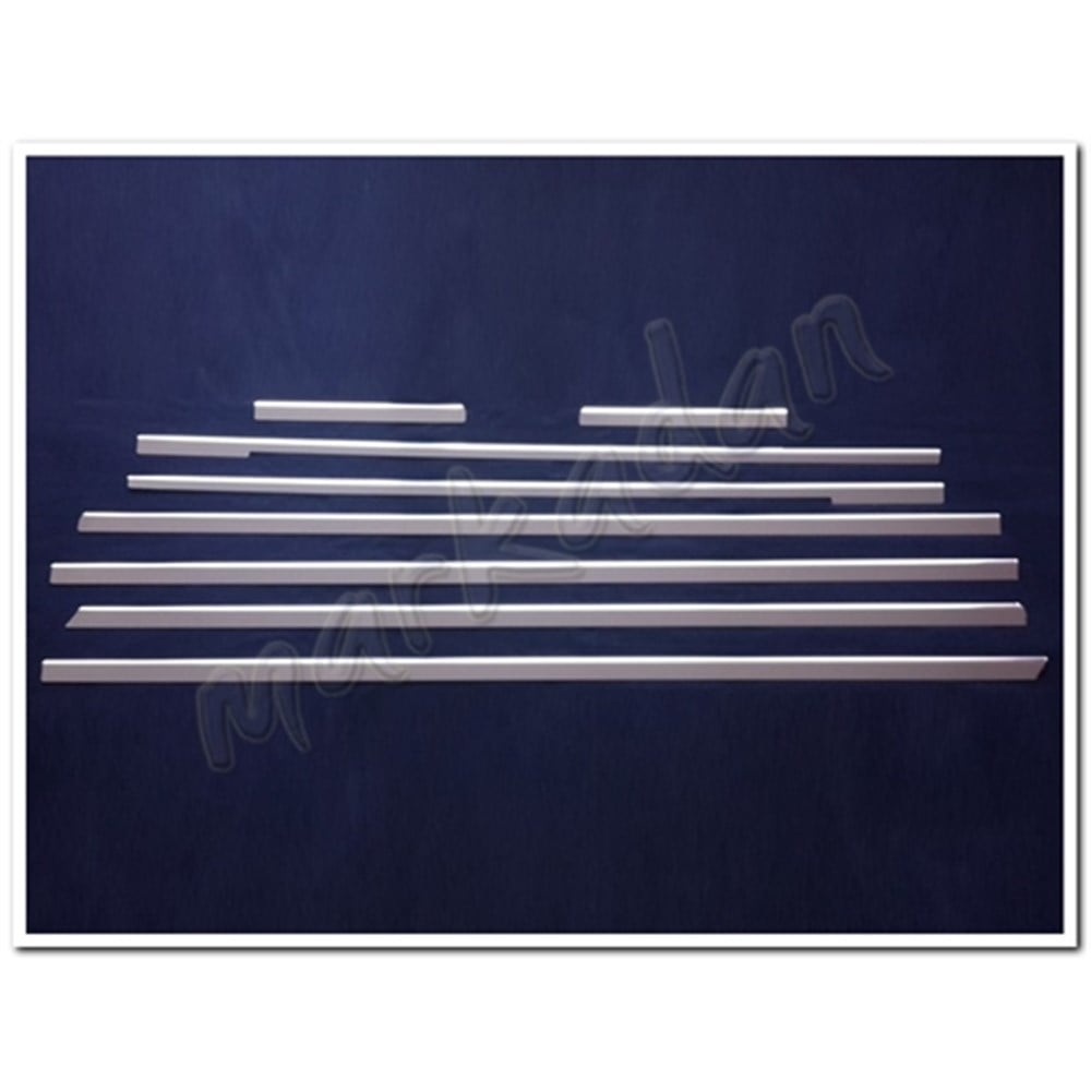 Markadan Mercedes Vito W447 Kısa Şase Krom Cam Çıtası 2014 Sonrası 8 Parça Paslanmaz Çelik