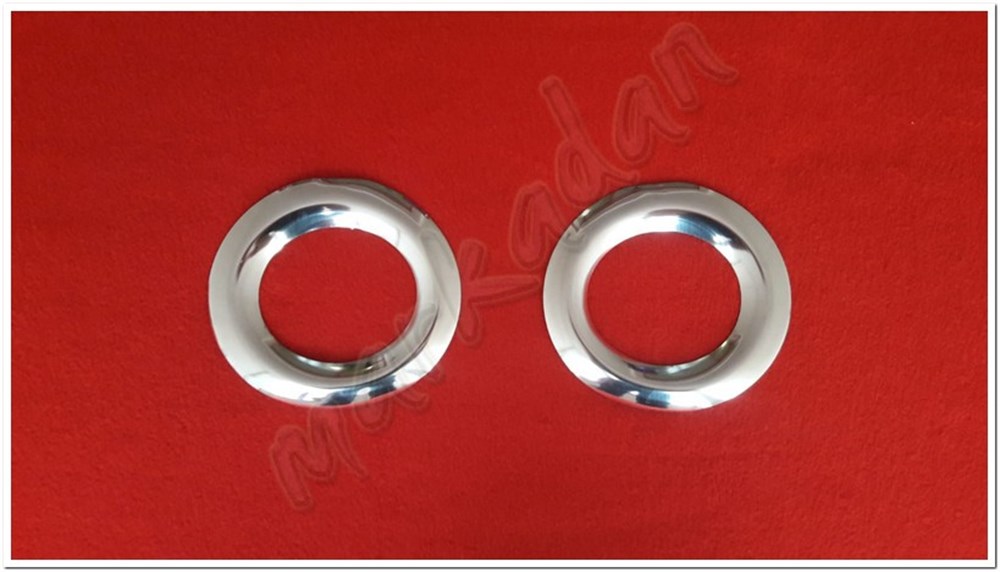 Markadan Mercedes Vito W447 Krom Sis Farı Çerçevesi 2014 Sonrası 2 Parça Paslanmaz Çelik