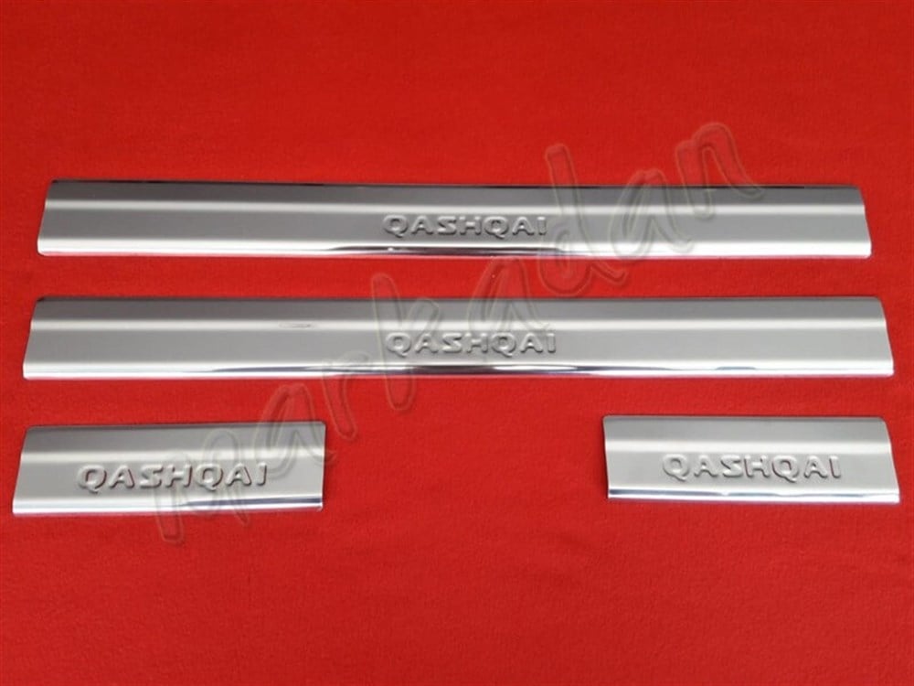 Markadan Nissan Qashqai Kapı Eşiği 2007-2014 4 Parça Paslanmaz Çelik