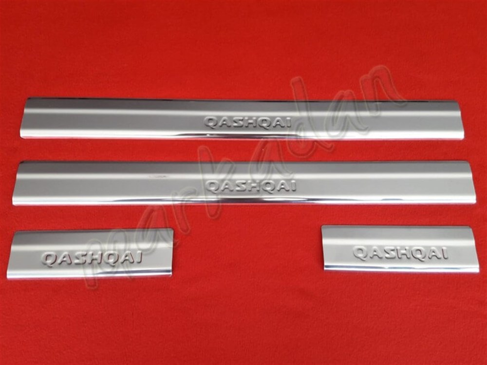 Markadan Nissan Qashqai Kapı Eşiği 2014 Sonrası 4 Parça Paslanmaz Çelik