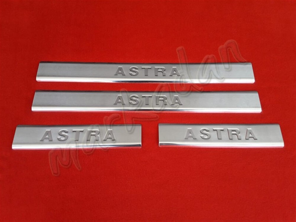 Markadan Opel Astra G Kapı Eşiği 1998-2009 4 Parça Paslanmaz Çelik