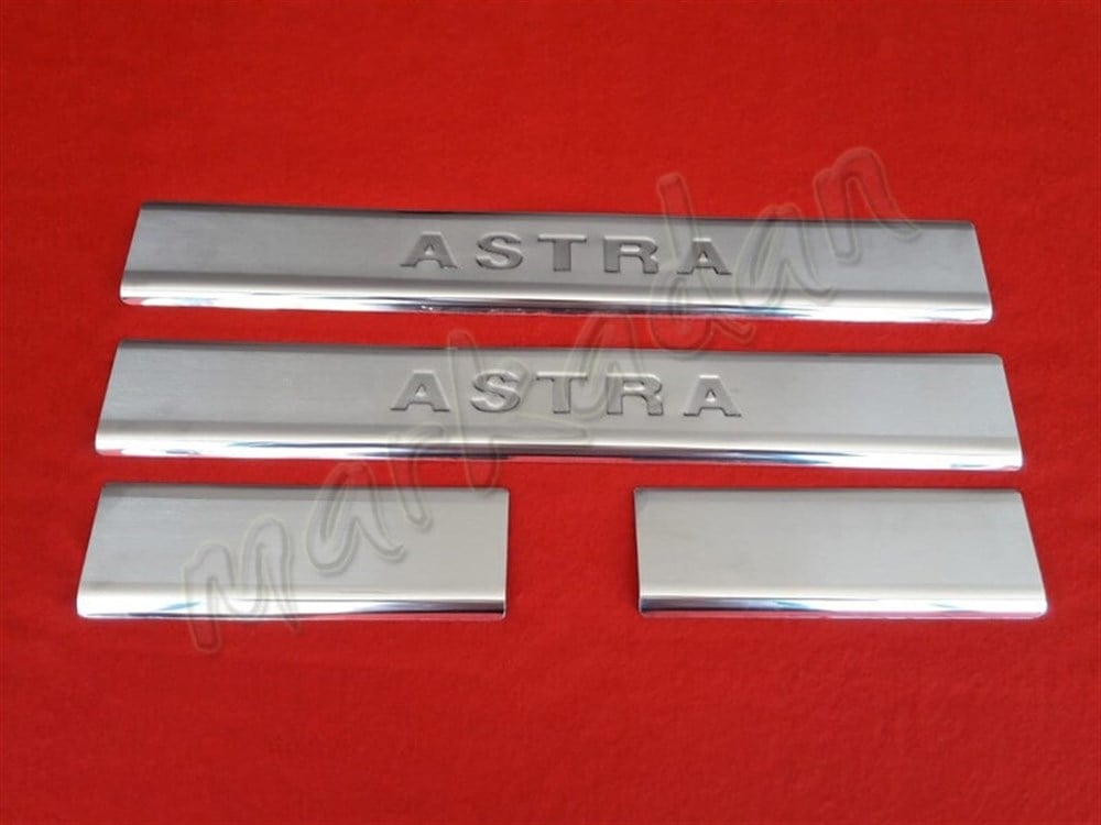 Markadan Opel Astra J Kapı Eşiği 2009-2016 4 Parça Paslanmaz Çelik