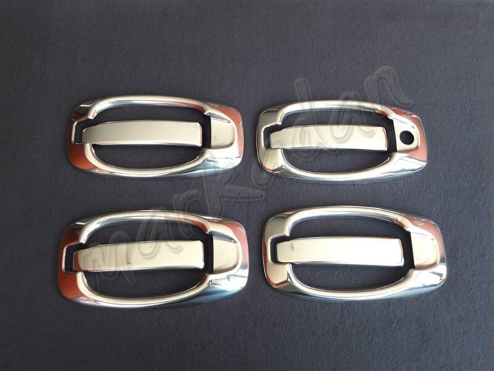 Markadan Peugeot Bipper Kapı Kolu 2008 Sonrası 4 Kapı 8 Parça Set Paslanmaz Çelik