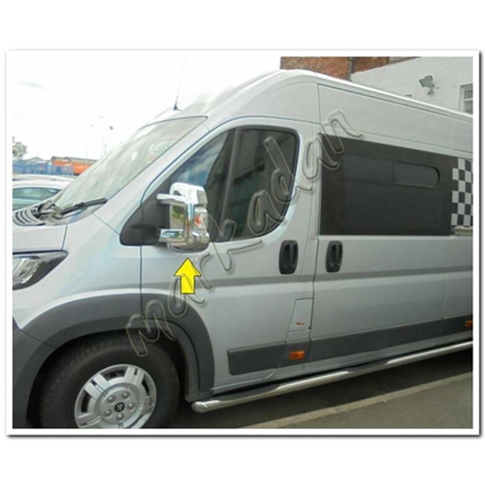 Markadan Peugeot Boxer Krom Ayna Kapağı 2006 Sonrası 2 Parça Abs Krom