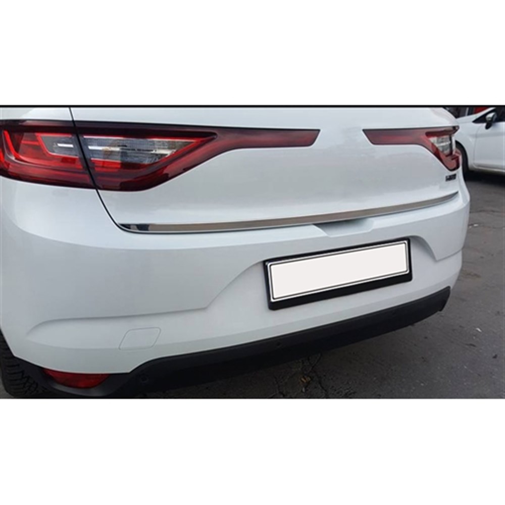 Markadan Renault Megane 4 HB Krom Bagaj Alt Çıta 2016 Sonrası Paslanmaz Çelik