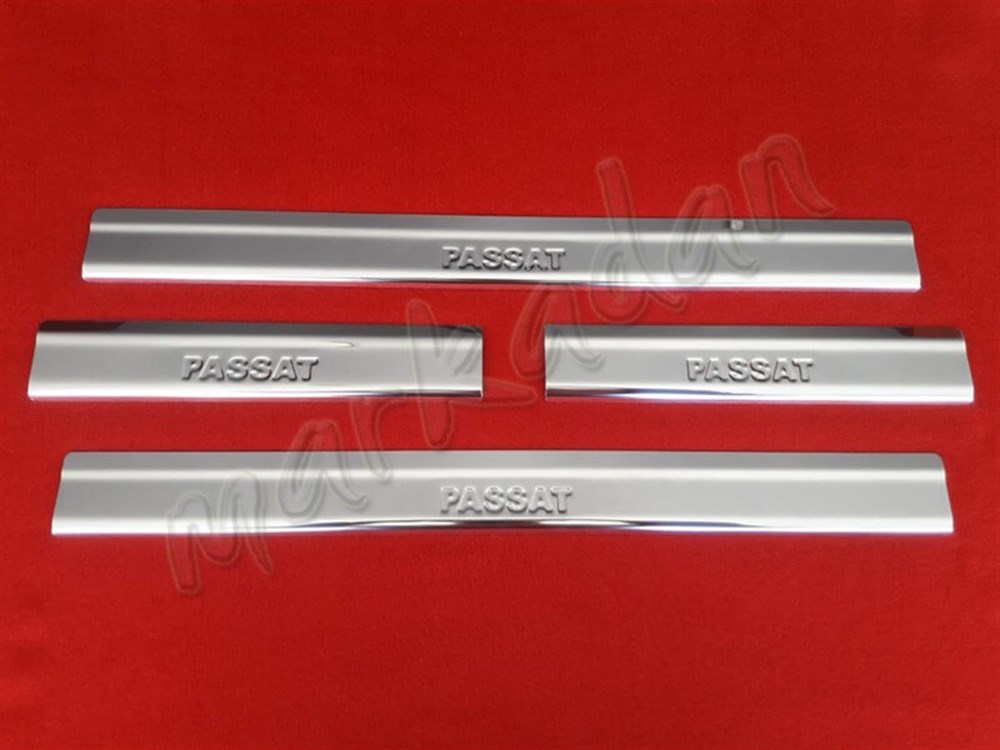 Markadan VW Passat 3C Kapı Eşiği 2005-2015 4 Parça Paslanmaz Çelik