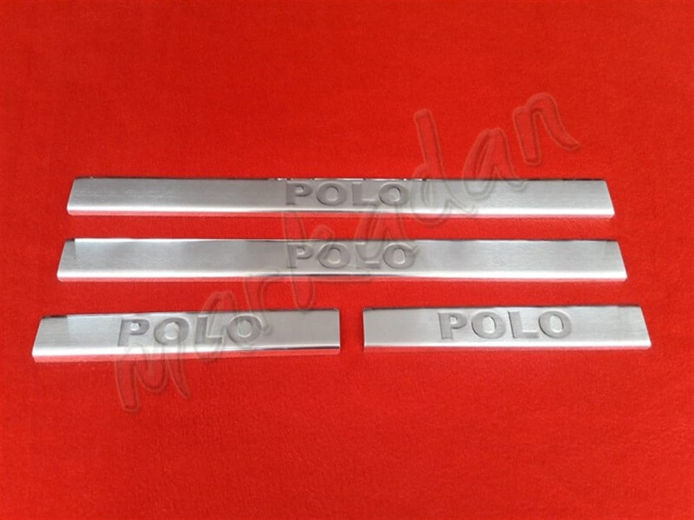 Markadan VW Polo Kapı Eşiği 2005-2009 4 Parça Paslanmaz Çelik