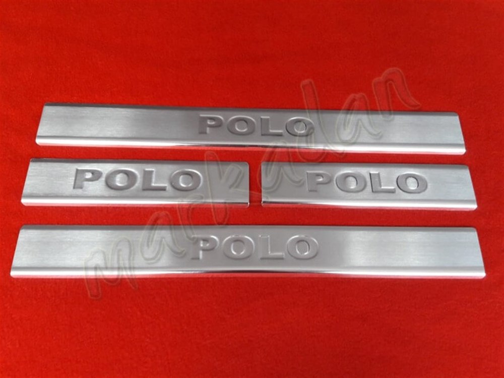 Markadan VW Polo Kapı Eşiği 2009-2017 4 Parça Paslanmaz Çelik