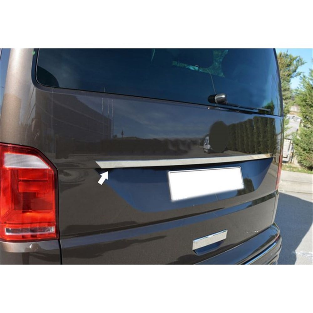 Markadan VW T6 Transporter Plaka Üstü Krom Çıta 2015-2024 Paslanmaz Çelik