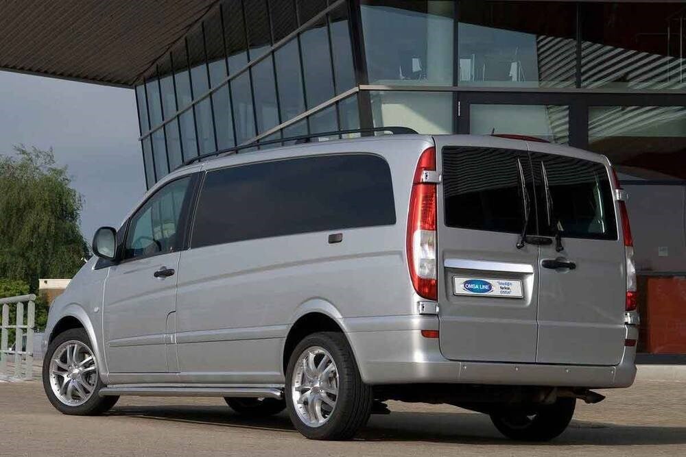 Mercedes Vito W639 Çift Kapılı Krom Bagaj Çıtası 2003-2014 Arası