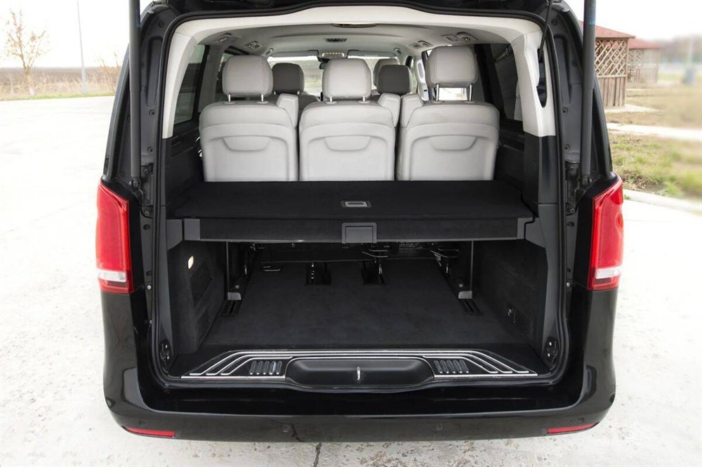 Mercedes Vito/W447 Krom Bagaj Eşiği (Taşlı) 2014 ve Sonrası