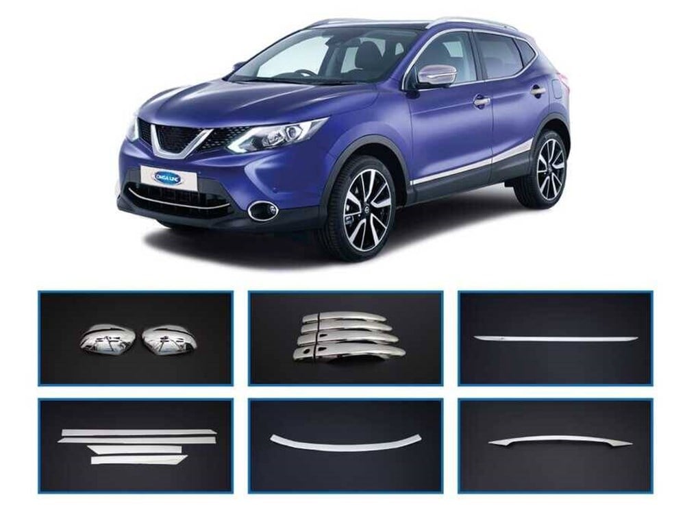 Nissan Qashqai 6 Takım Krom Set 2014 ve Sonrası