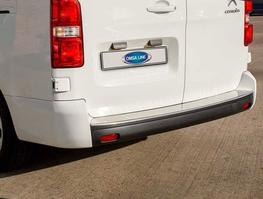 OMSA Citroen Space Tourer Krom Arka Tampon Eşiği Taşlı 2024 ve Sonrası