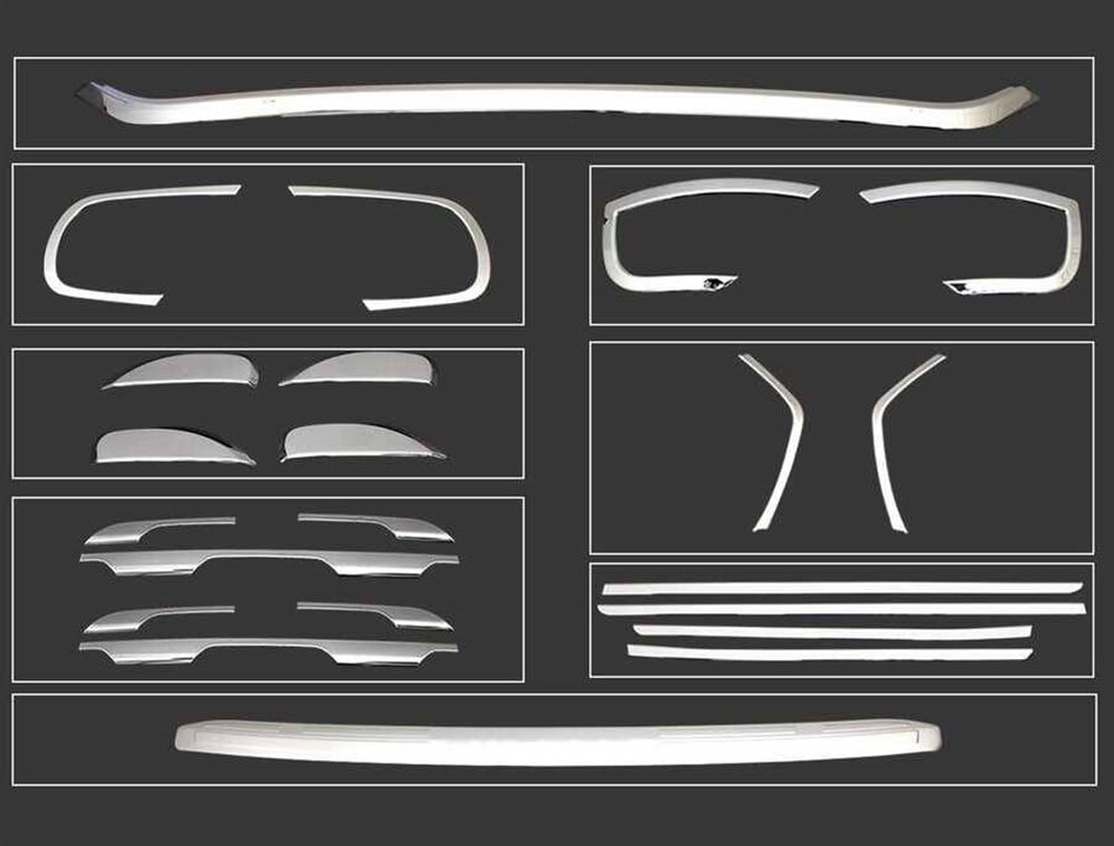 OMSA Dacia Duster Krom Kampanya 8'li Set 2018 ve Sonrası